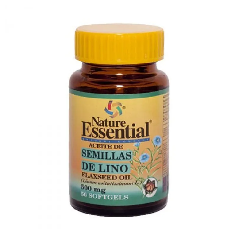 Aceite De Semilla De Lino 500 Mg 50 Perlas