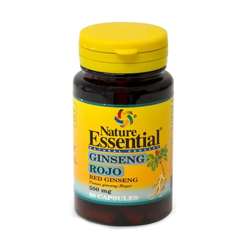 Ginseng Rojo Extracto Seco 500 mg 50 Caps