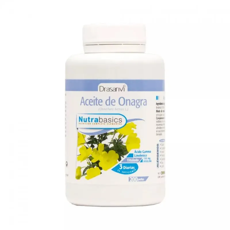 Aceite De Onagra 500 mg Nutrbasics 200 Perlas