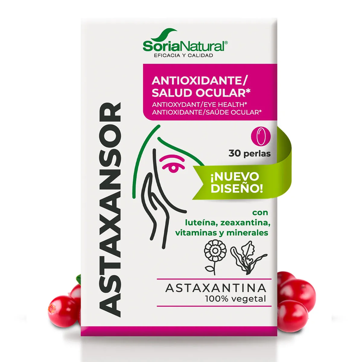 Astaxansor 30 perlas. Soria Natural