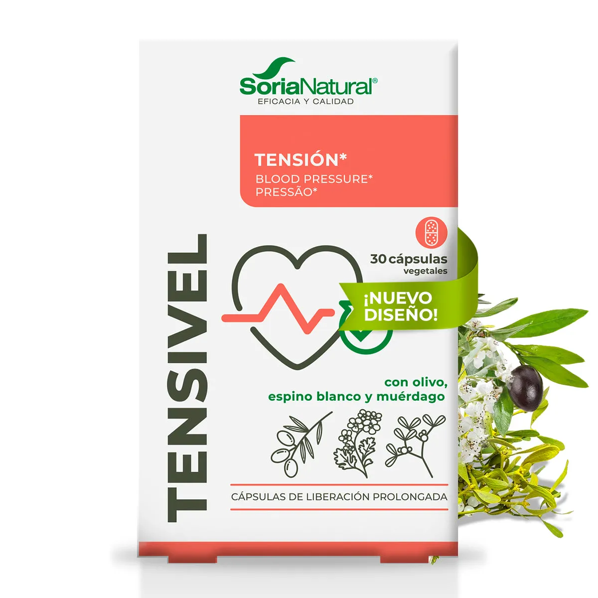 21C Tensivel 30 cápsulas Soria Natural