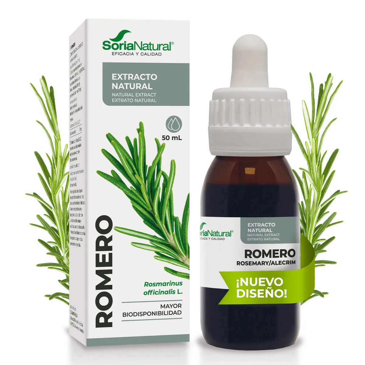 Extracto De Romero 50ml Soria Natural