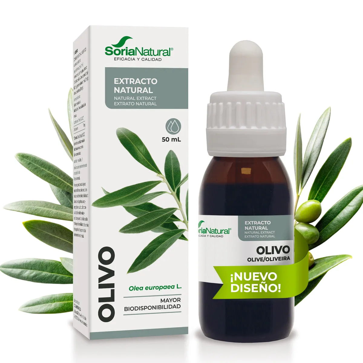 Extracto De Olivo 50 Ml 50ml Soria Natural