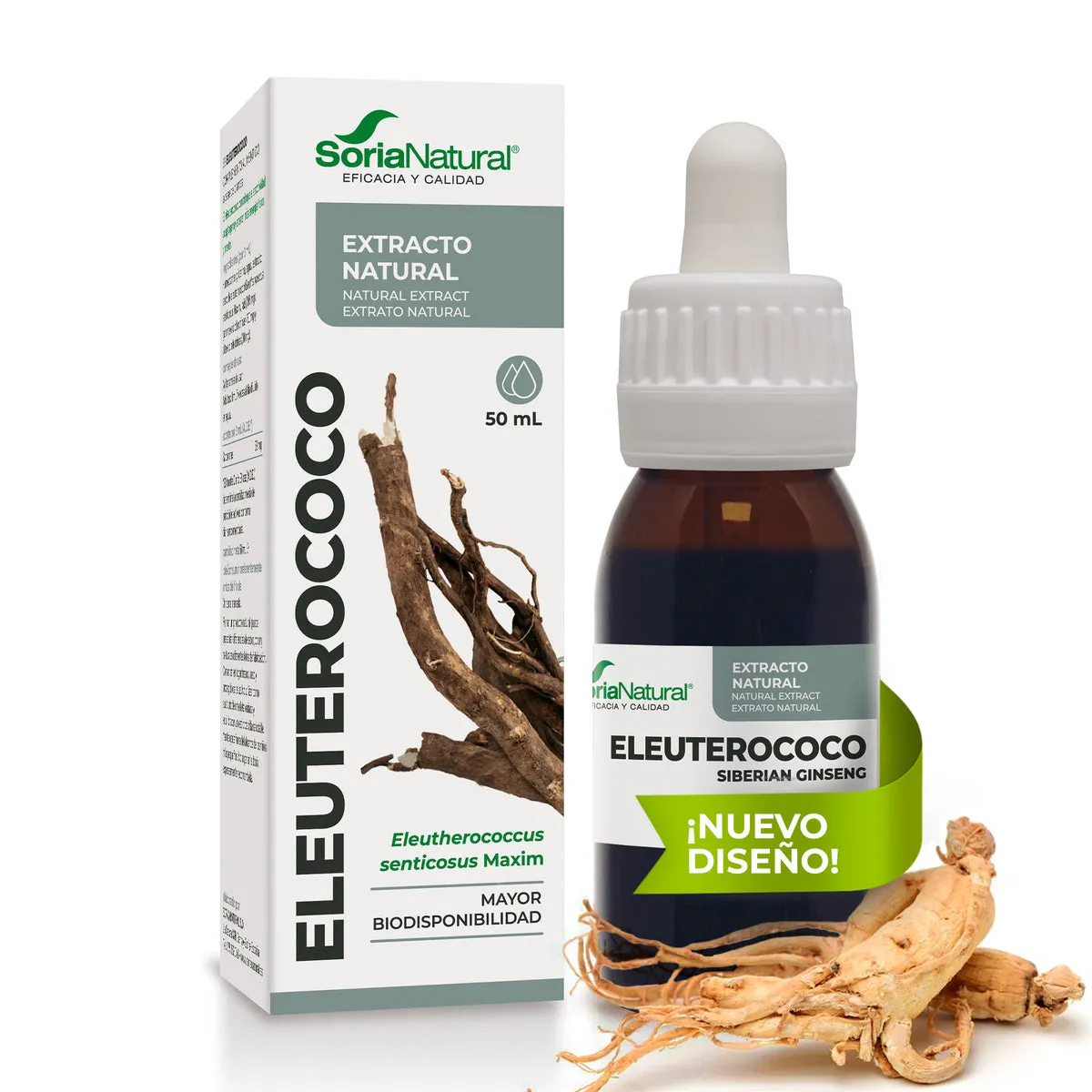 Extracto De Eleuterococo 50ml Soria Natural