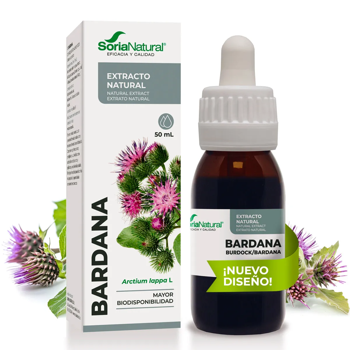Extracto de Bardana 50ml Soria Natural