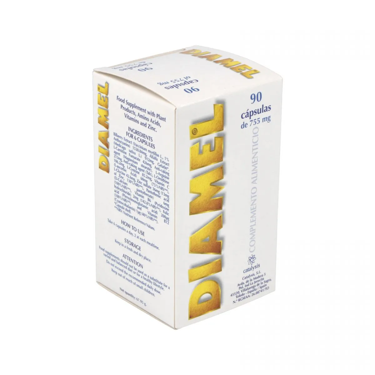 DIAMEL 90 CAPS - CATALYSIS