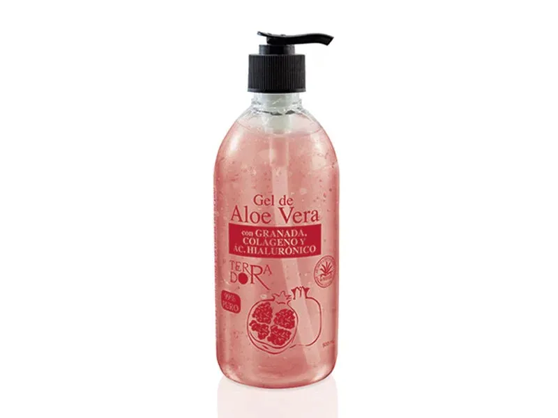 GEL ALOE VERA CON GRANADA 500ml.