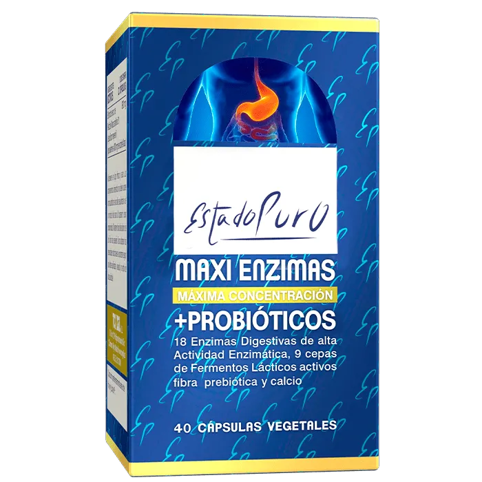 Estado Puro Maxi Enzimas+Probioticos (40 caps) Tongil