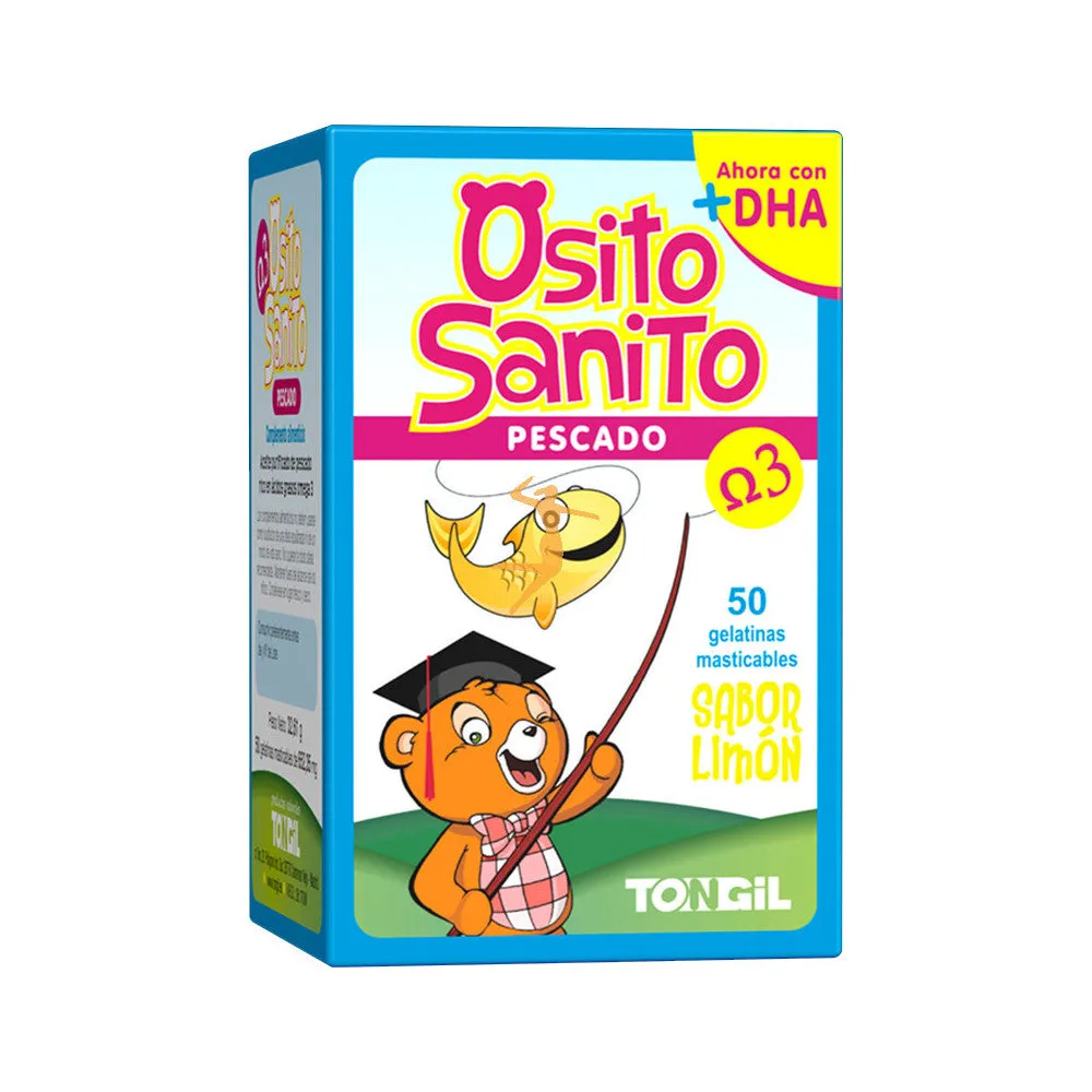 Osito Sanito Pescado Omega 3 50 perlas Tongil