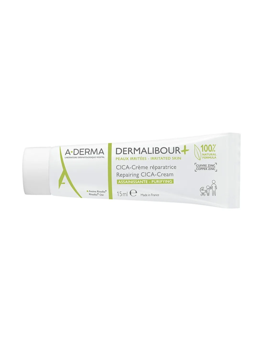 A-DERMA Dermalibour+ CICA-Crema Reparadora 15 ml