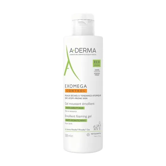 A-Derma Exomega Control Gel Espumoso Emoliente 500 ml