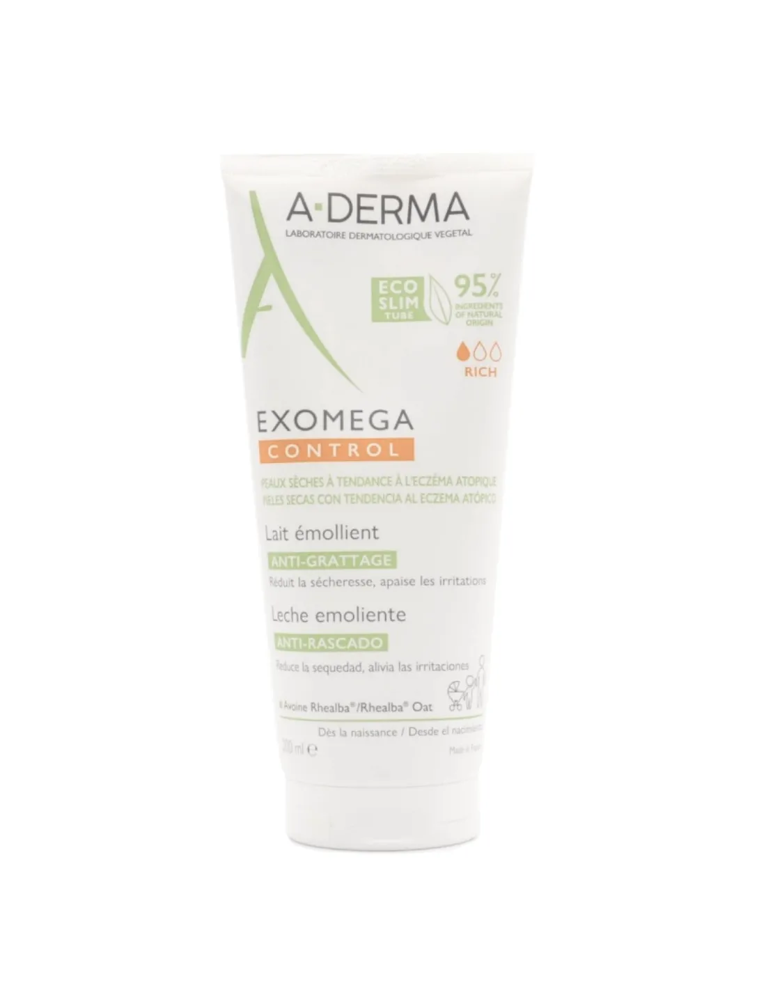 A-DERMA Exomega Control Leche Emoliente 200 ml