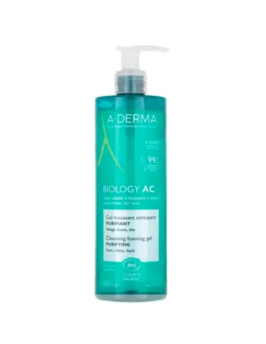 A-DERMA PHYS-AC GEL LIMPIADOR PURIFICANTE 400 ML
