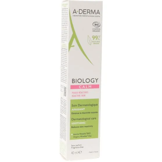 A-Derma Biology Calm Pieles Reactivas 40 ml