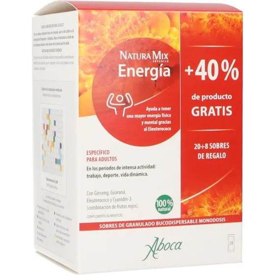 Aboca Natur Mix Energía 28 Sobres
