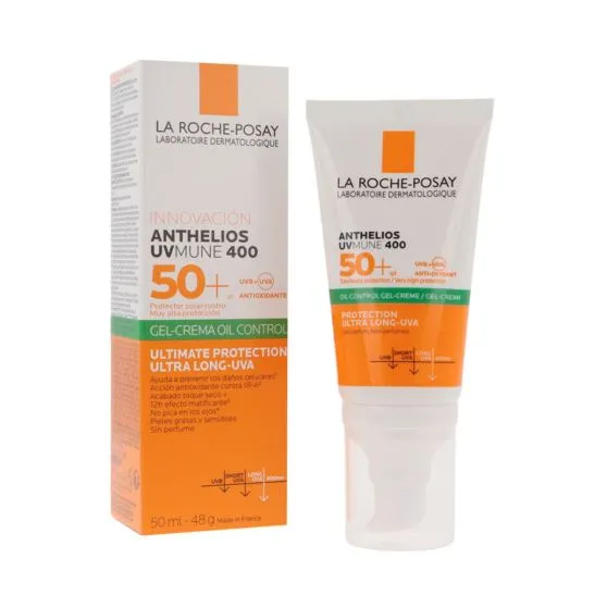 Anthelios Gel Crema Anti-Brillos Toque Seco SPF50+