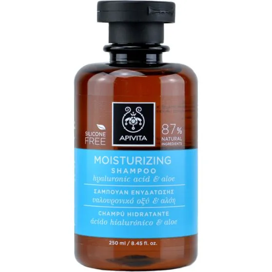 Apivita Champú Hidratante con AH y Aloe