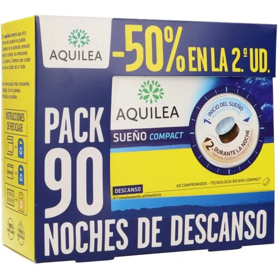 Aquilea Sueño Compact pack ahorro para 90 noches