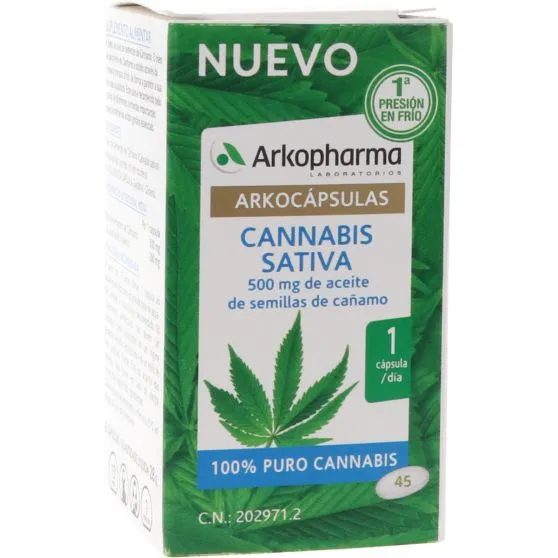 Arkopharma Cannabis Sativa 45 Cápsulas