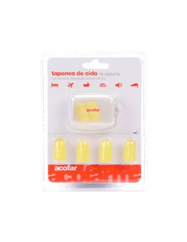 ACOFAR TAPONES OIDOS ESPUMA 6 U