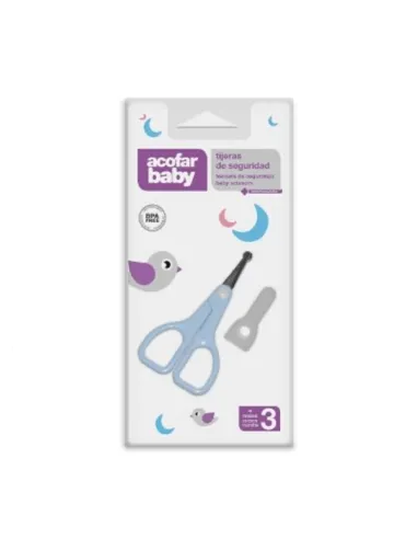 ACOFARBABY TIJERAS SEGURIDAD AZUL