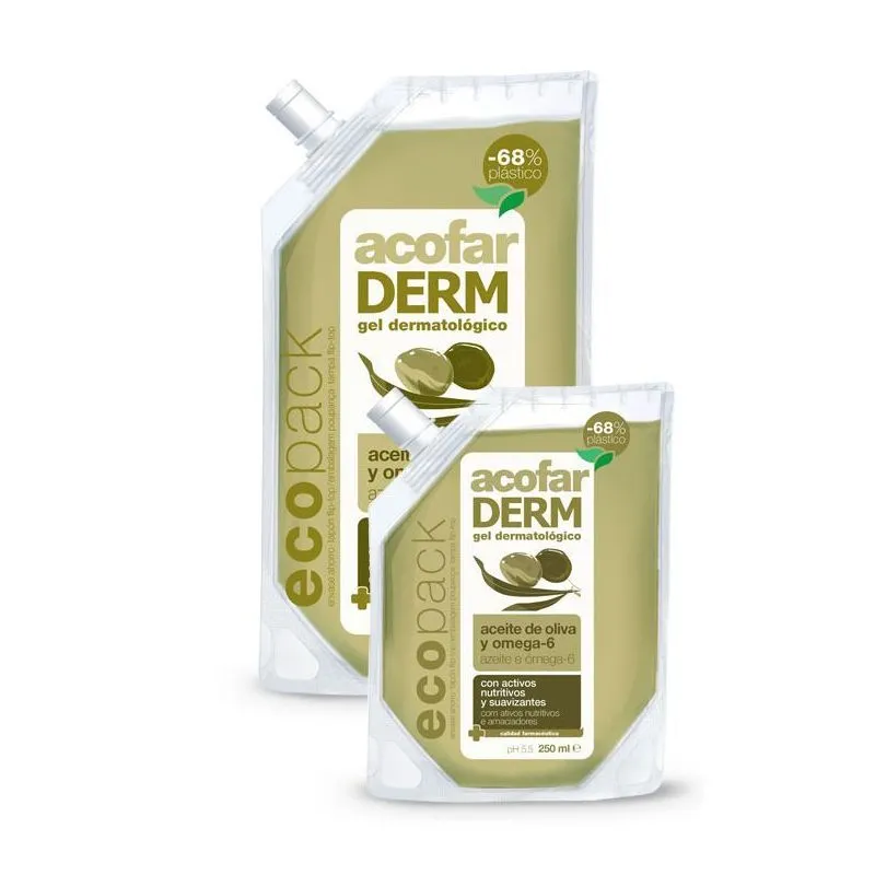 Acofarderm Ecopack Gel Aeite de Oliva 750 ml