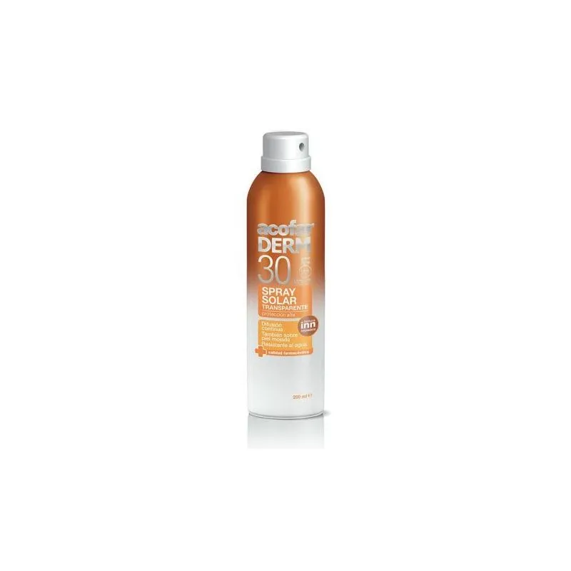 Acofarderm Spray Solar Transparente Spf30 200ml