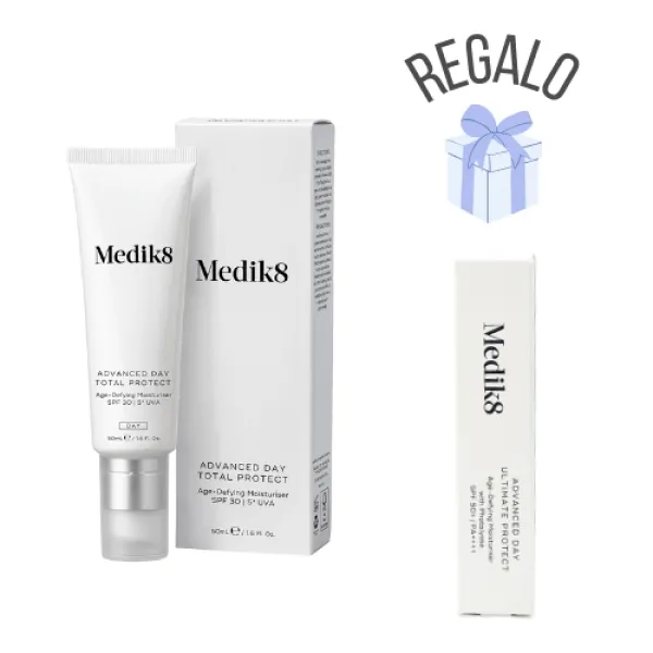 Advanced Day Ultimate Protect | Crema hidratante antiedad con SPF 50+ Photolyase - 50ml - Hidratación - Medik8 ®