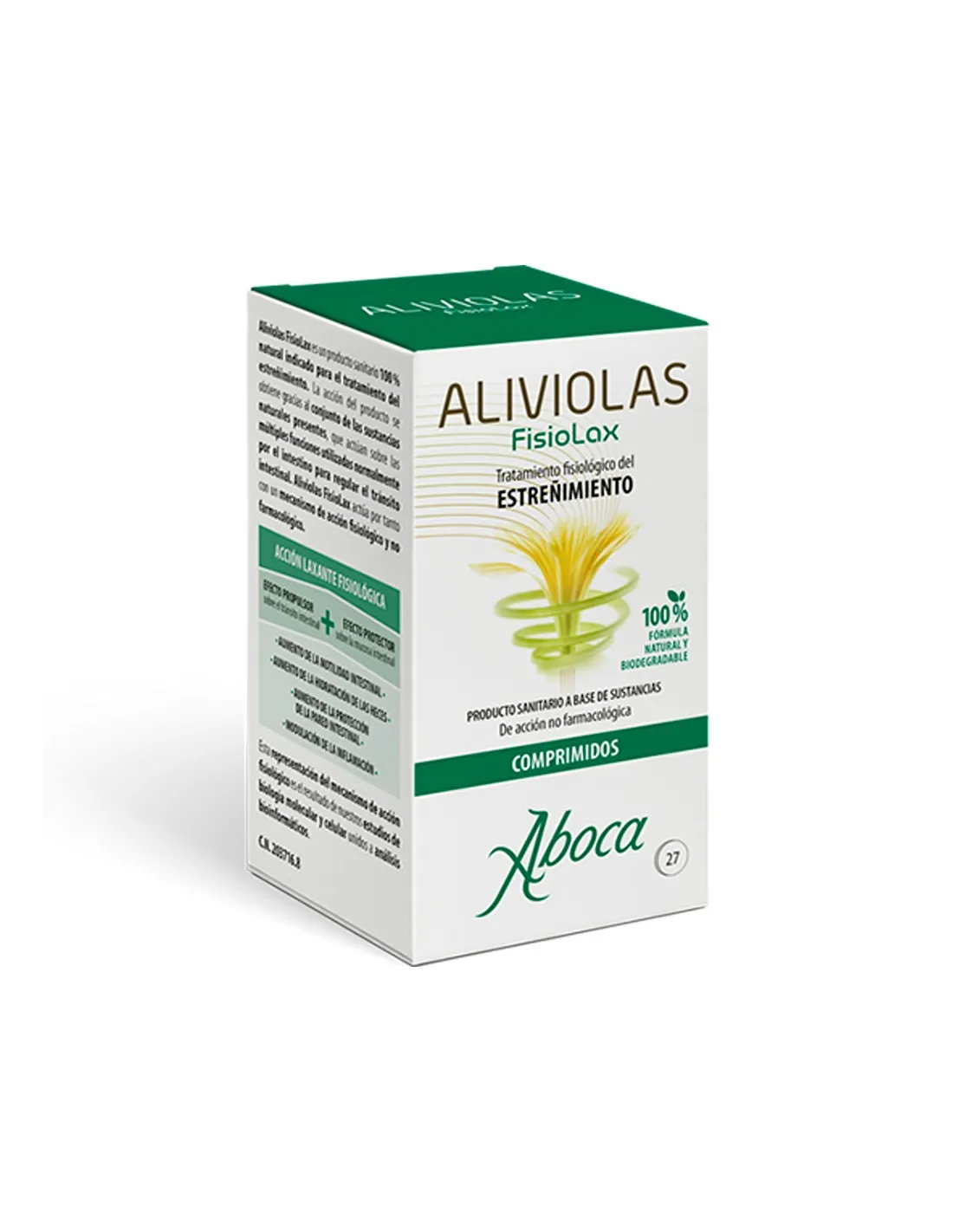 ABOCA Aliviolas Fisiolax Estreñimiento 27 Comprimidos