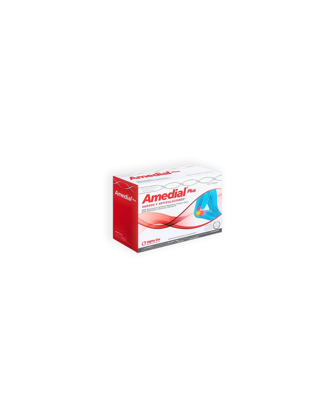 AMEDIAL Plus Huesos y Articulaciones 20 Sobres Sabor Naranja