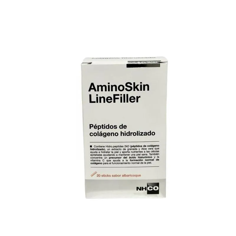 AminoSkin Linefiller 20 Sticks 12g Sabor Albaricoque
