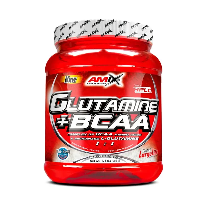 GLUTAMINA + BCAA 500g