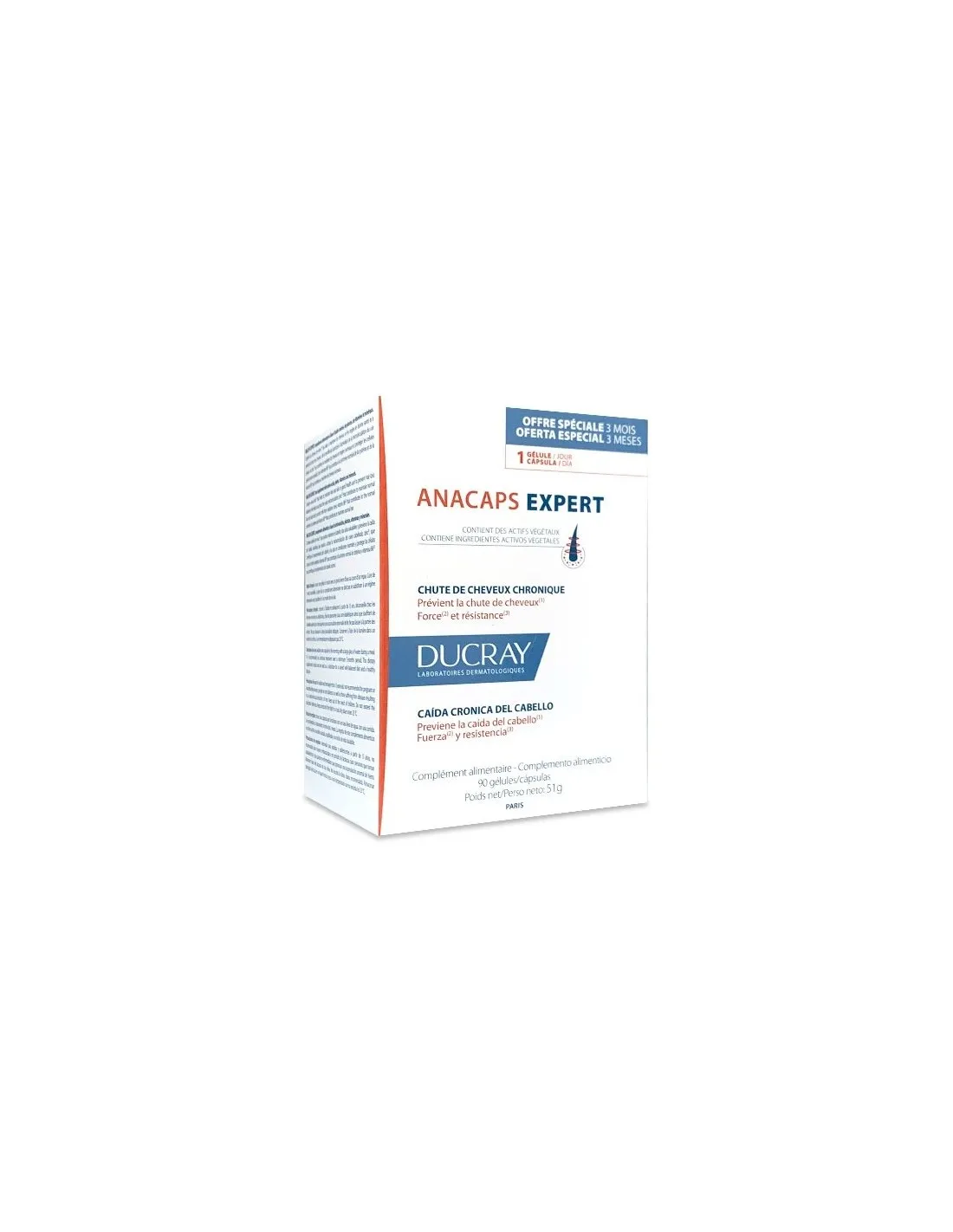 Ducray Anacaps Expert 90 Cápsulas