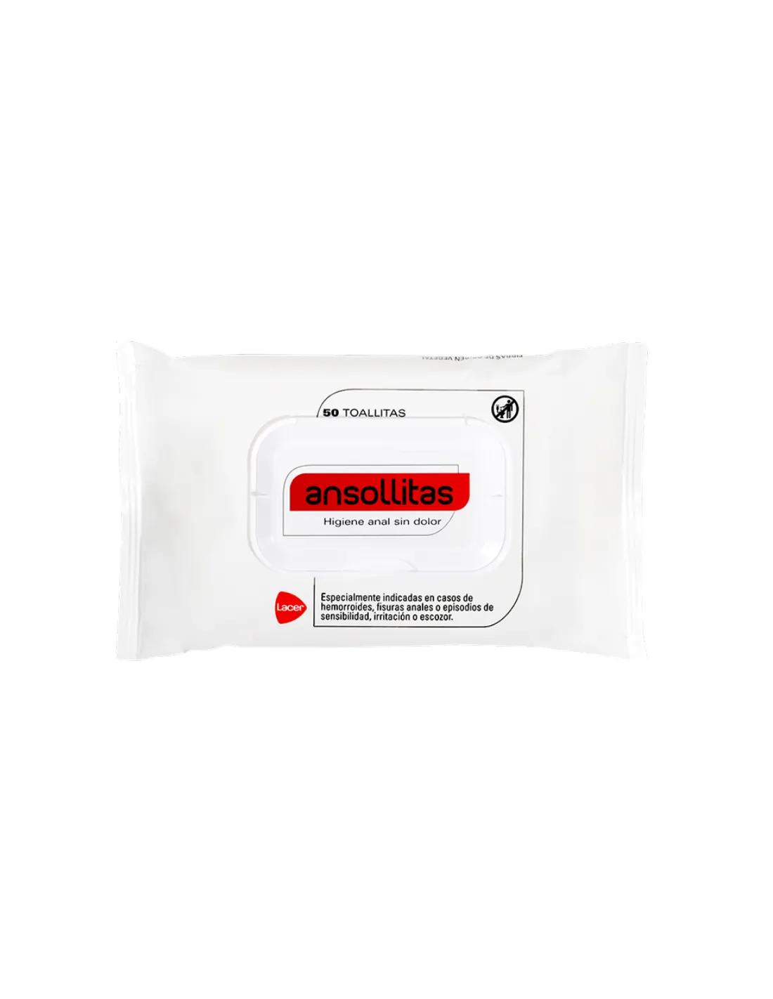 Ansollitas Higiene Anal 50 Toallitas