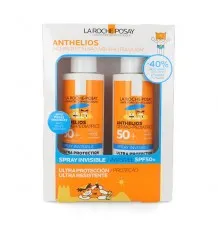 Anthelios Dermo Pediatrics Spray Invisible Protector Solar Niños Spf50+ 200ml + 200ml