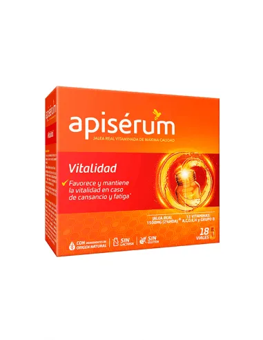 APISERUM JALEA REAL VITALIDAD 18 VIALES