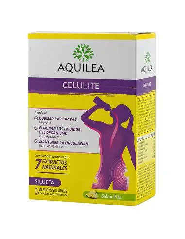 AQUILEA CELULITE SABOR PIÑA 15 STICKS 15 ML