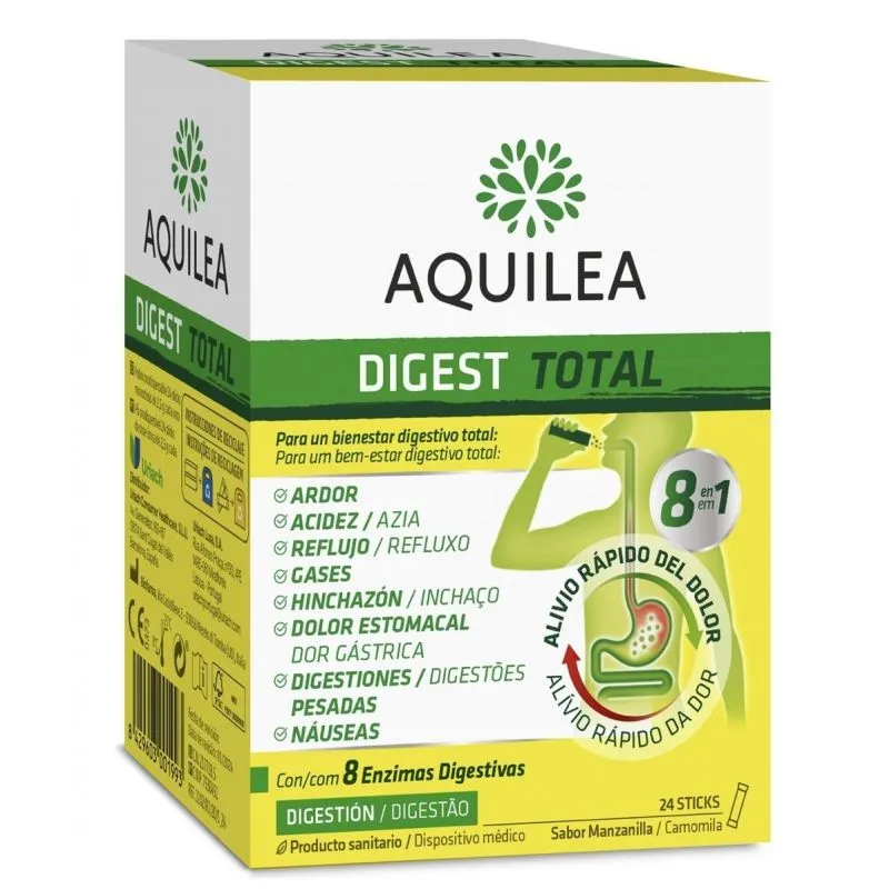 Aquilea Digest Total 24 Sticks 2,5 G Sabor Manzanilla