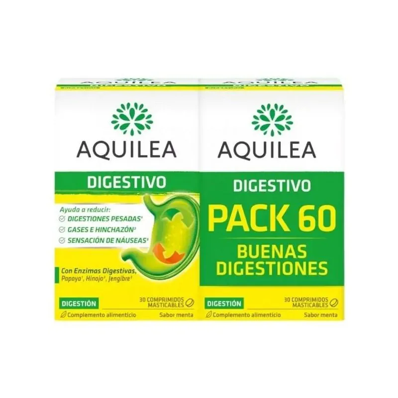 Aquilea Digestivo Duplo 30 Comprimidos Masticable