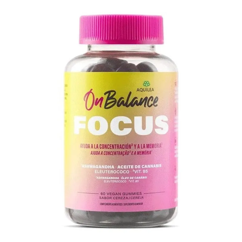 Aquilea Onbalance Focus 60 Gominolas Sabor Cereza
