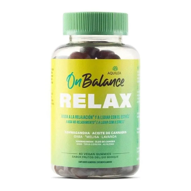 Aquilea Onbalance Relax 60 Gominolas Sabor Frutos Del Bosque