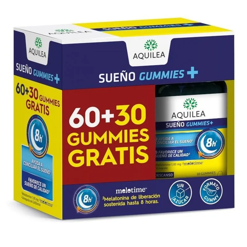 Aquilea Sueño Pack Gummies 60+30 Gratis