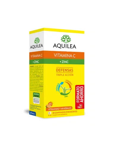 AQUILEA VITAMINA C + ZINC 28 COMP EFER
