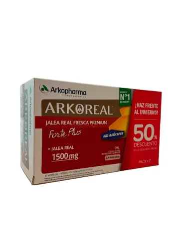 ARKOREAL JALEA REAL FORTE 1500 MG DUPLO 2 X 20 AMPOLLAS