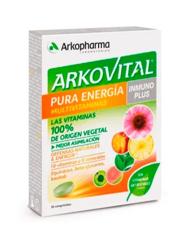 ARKOVITAL PURA ENERGIA MULTIVITAMINAS INMUNO PLU