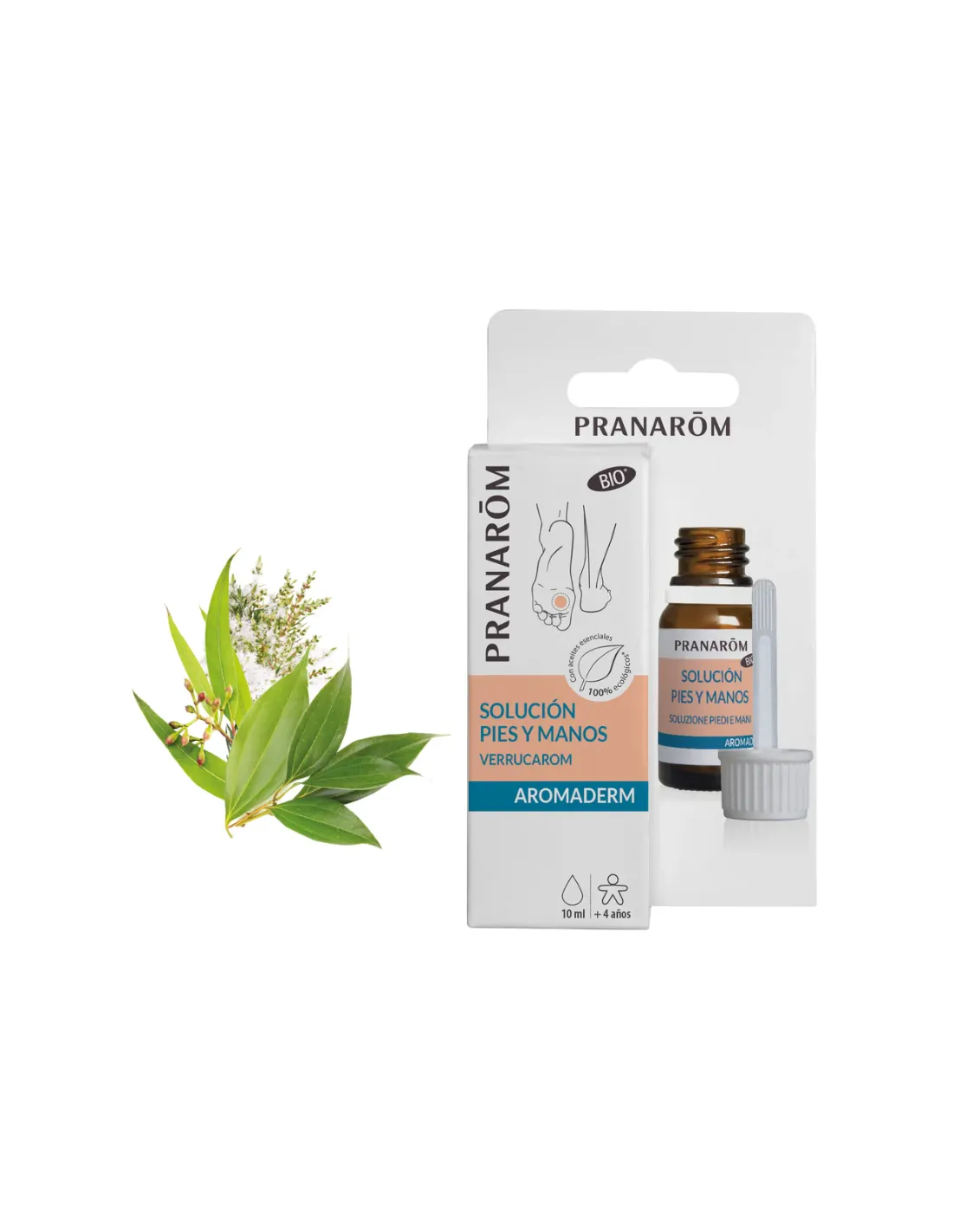 PRANAROM Aromaderm Loción Pies Y Manos Verrucarom 10 ml