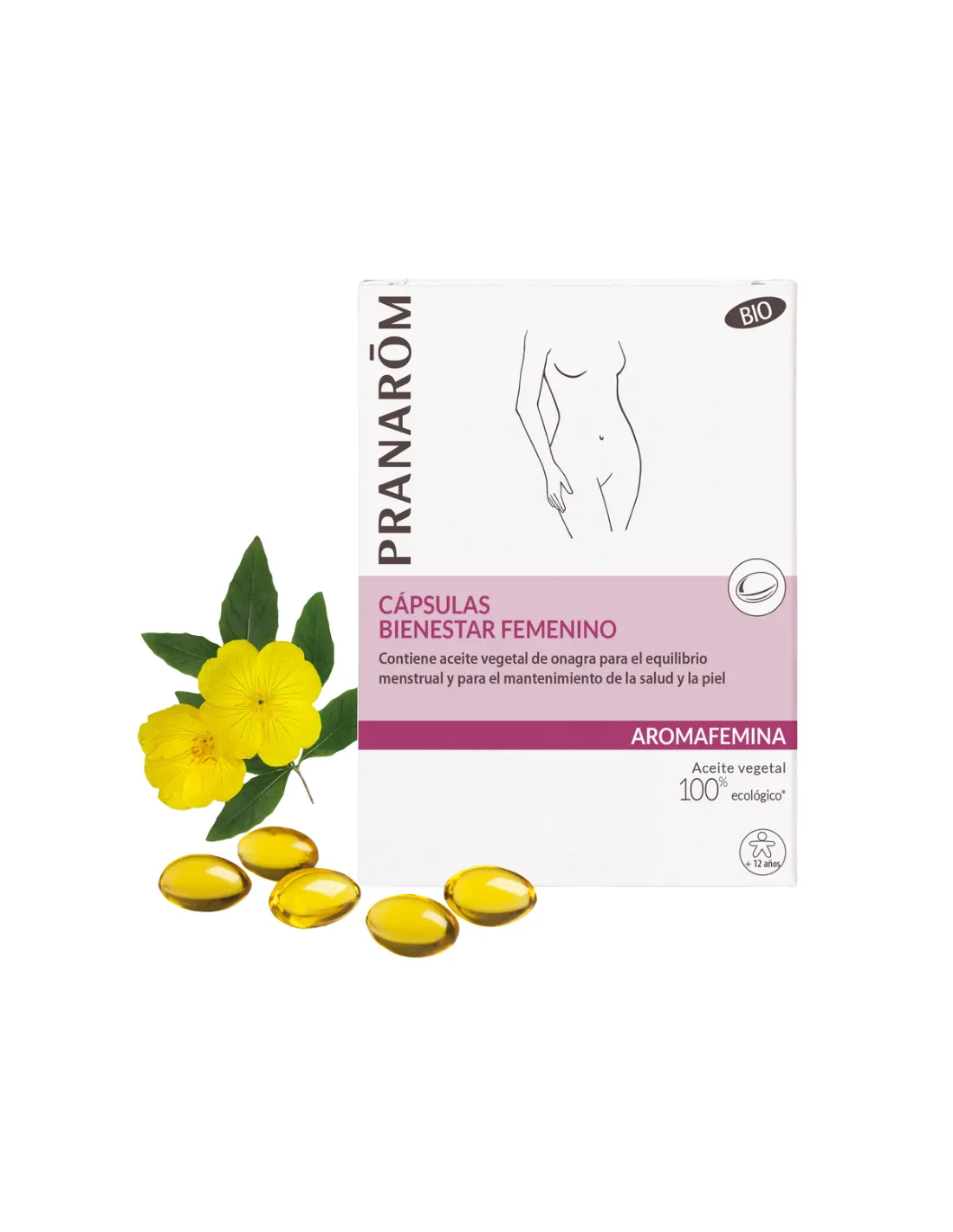 PRANAROM Aromafemina 30 Cápsulas Bienestar Femenino