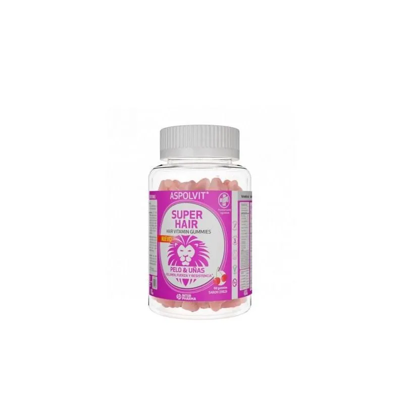 Aspolvit Super Hair Gummies 60 uds