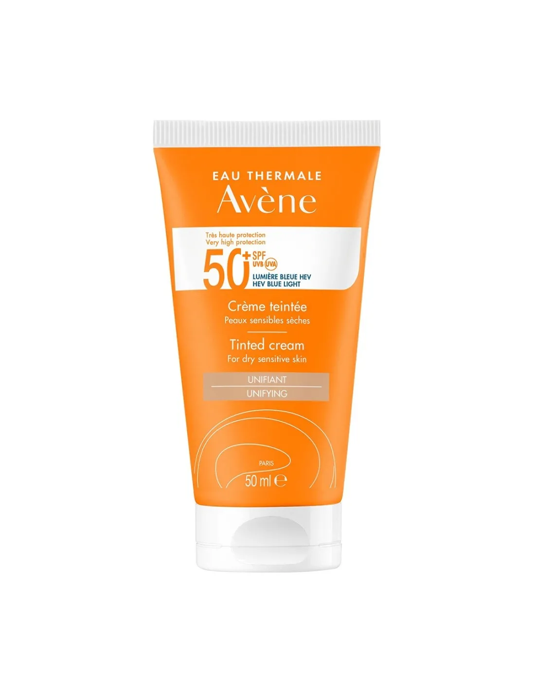 AVENE Crema Solar con Color SPF 50+ 50 ml