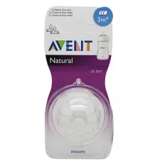 Avent Natural Tetina Flujo Medio 2 unidades